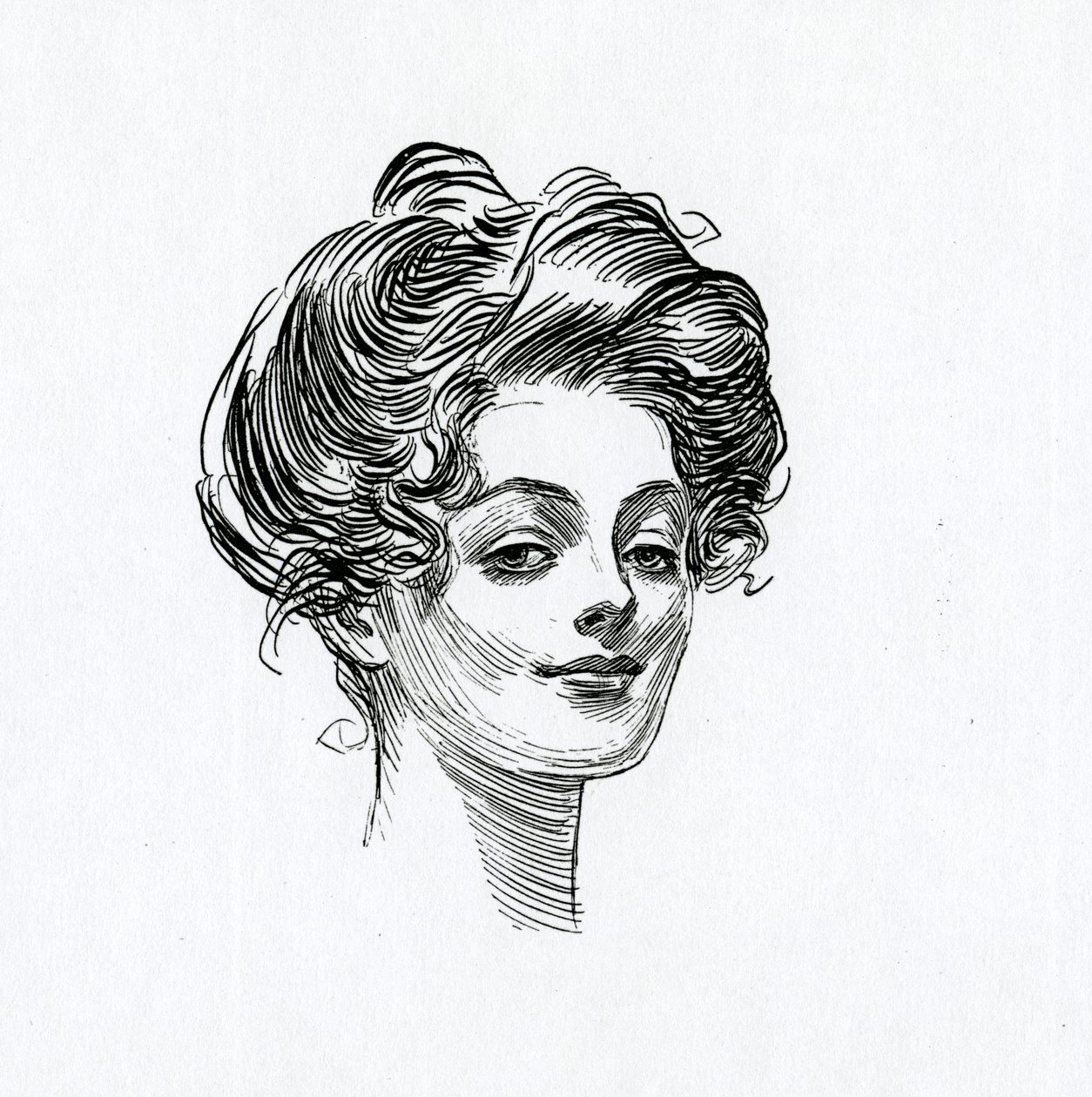 Ein Gibson-Mädchen, um 1902 von Charles Dana Gibson