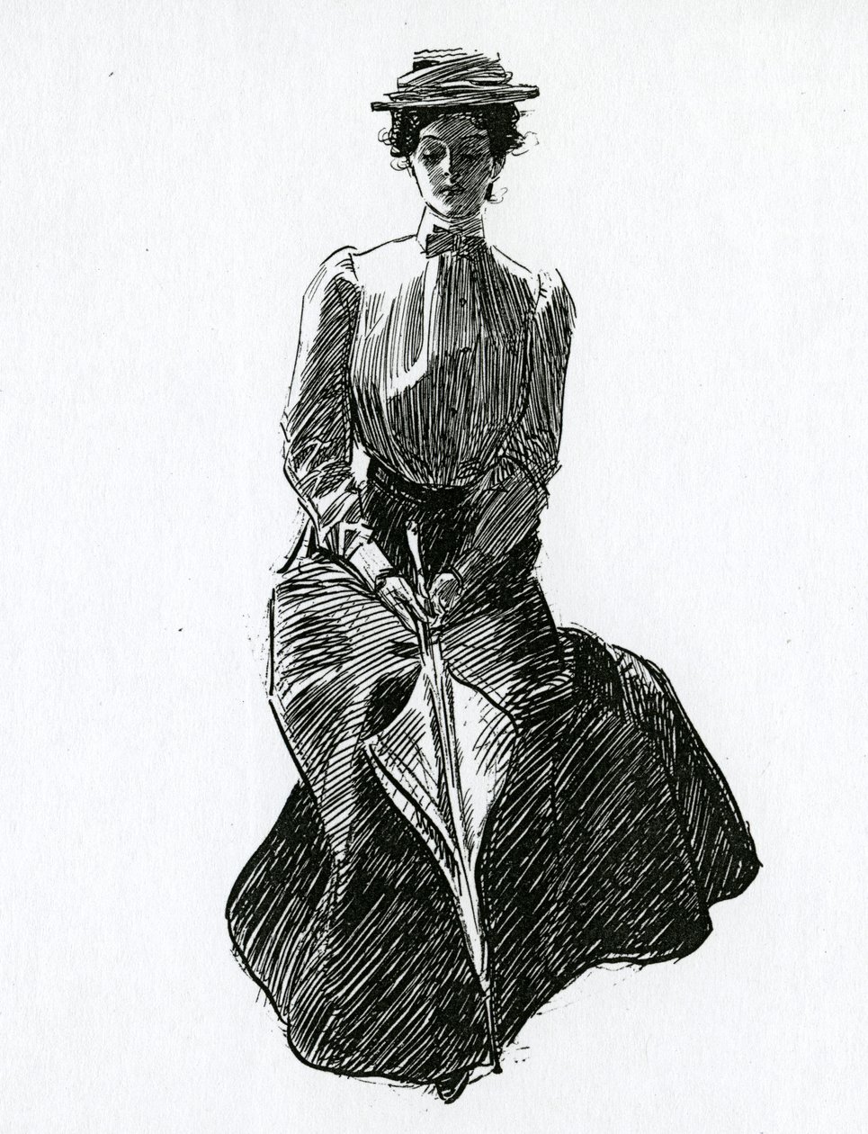 Ein Gibson-Mädchen, ca. 1902 von Charles Dana Gibson
