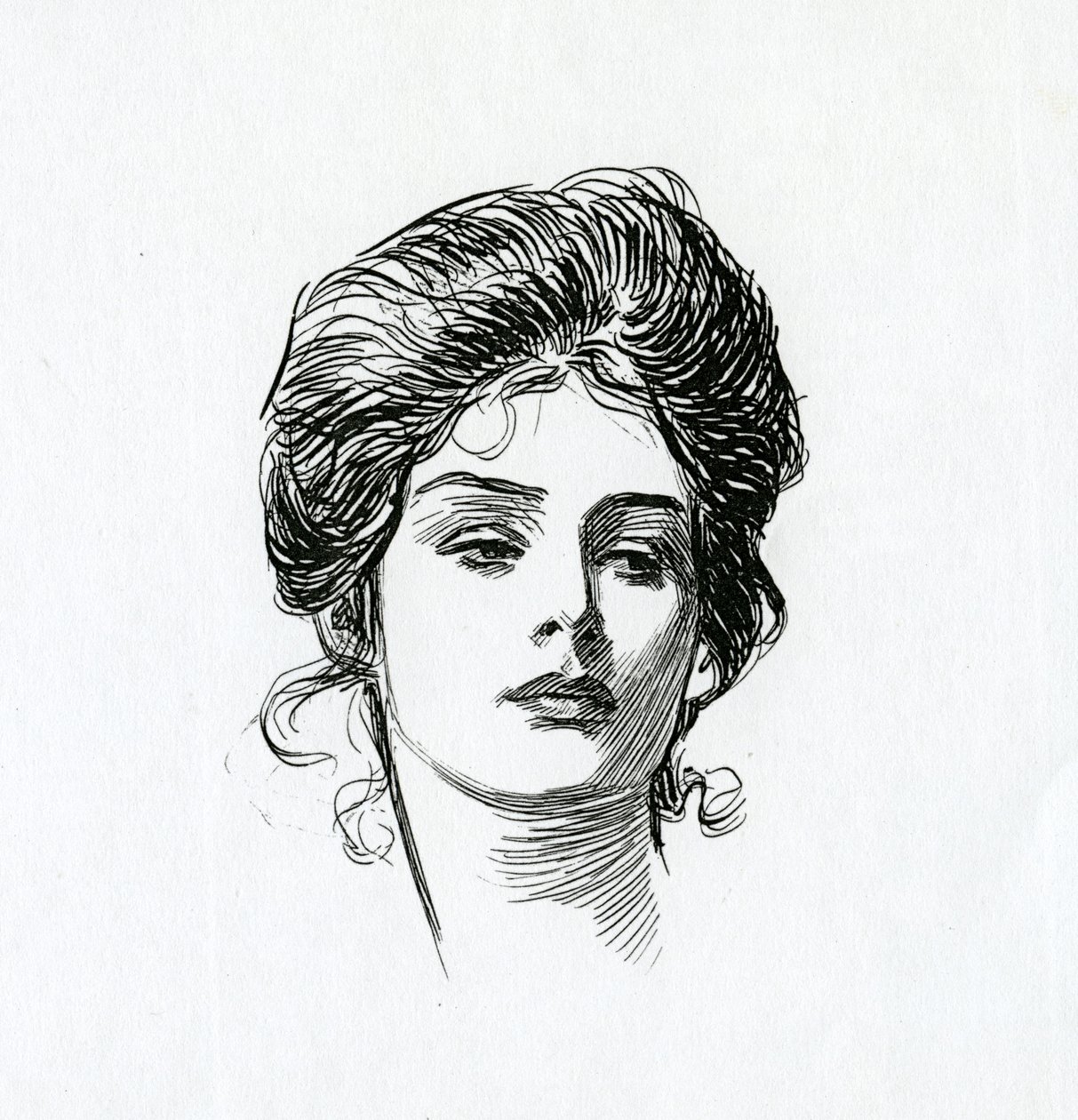 Ein Gibson-Mädchen, ca. 1902 von Charles Dana Gibson