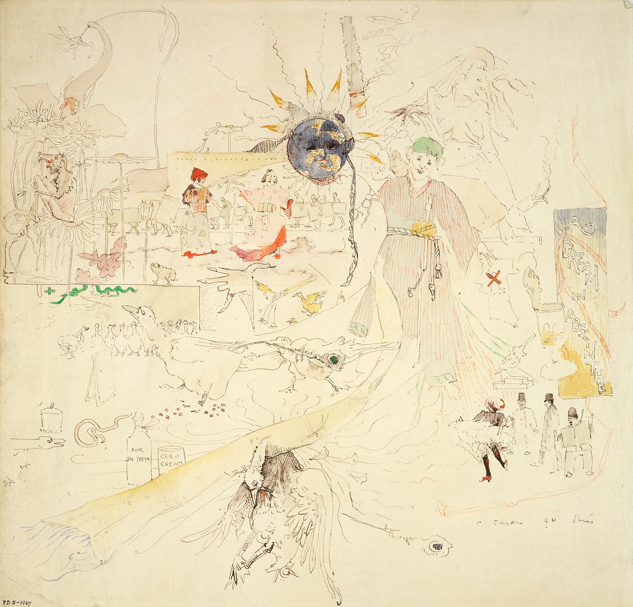 Ein Traum in Absinth, 1890 von Charles Edward Conder