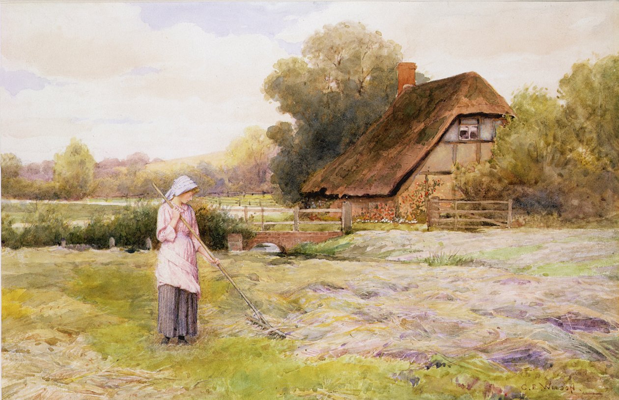 Warten auf den Wagen von Charles Edward Wilson