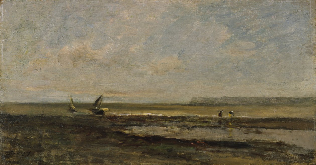 Strandszene von Charles Francois Daubigny