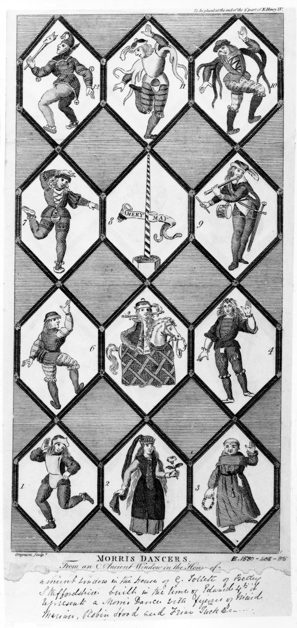 Morris-Tänzer von Charles Grignion