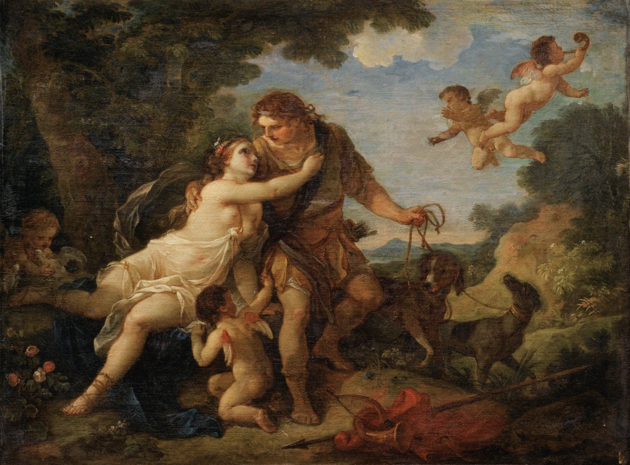 Venus und Adonis von Charles Joseph Natoire