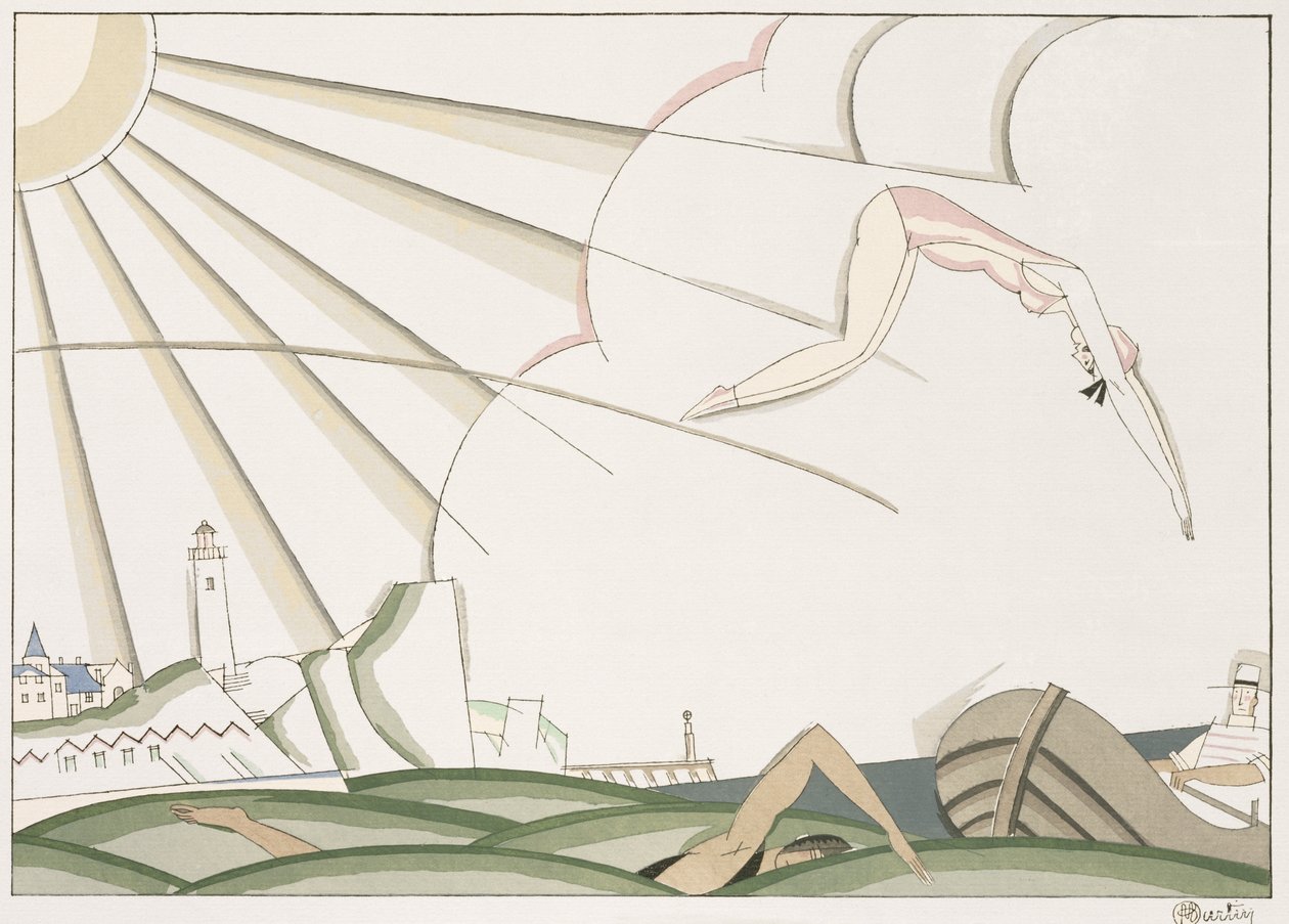 Der Sprung, ca. 1920 von Charles Martin