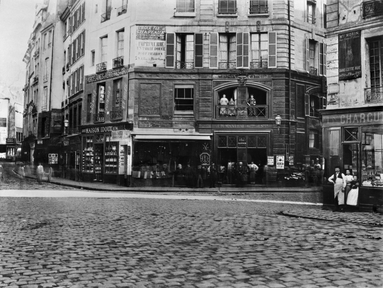 Place Gozlin, Paris ca. 1865 von Charles Marville