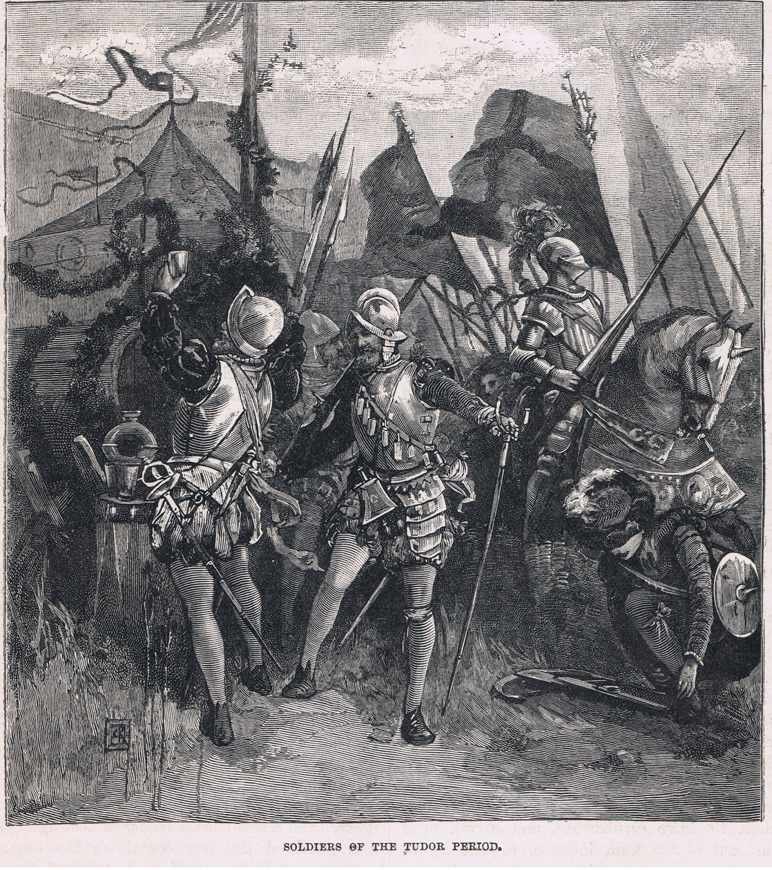 Soldaten der Tudor-Zeit von Charles Ricketts