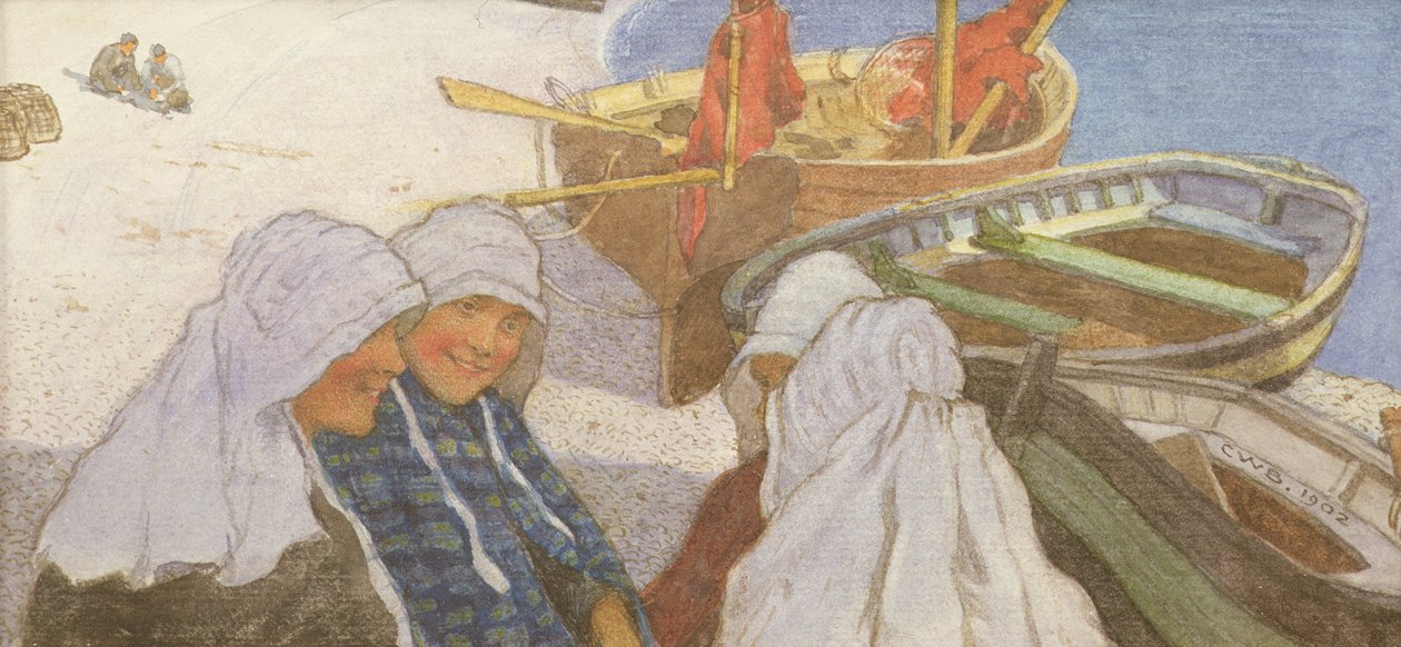 Bretonische Fischerinnen von Charles William Bartlett