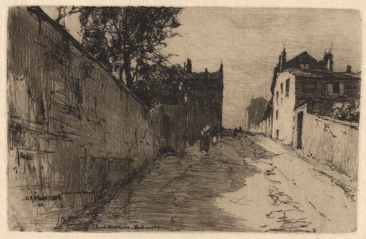 Rue de MontCenis, Montmartre von Charles A. Platt