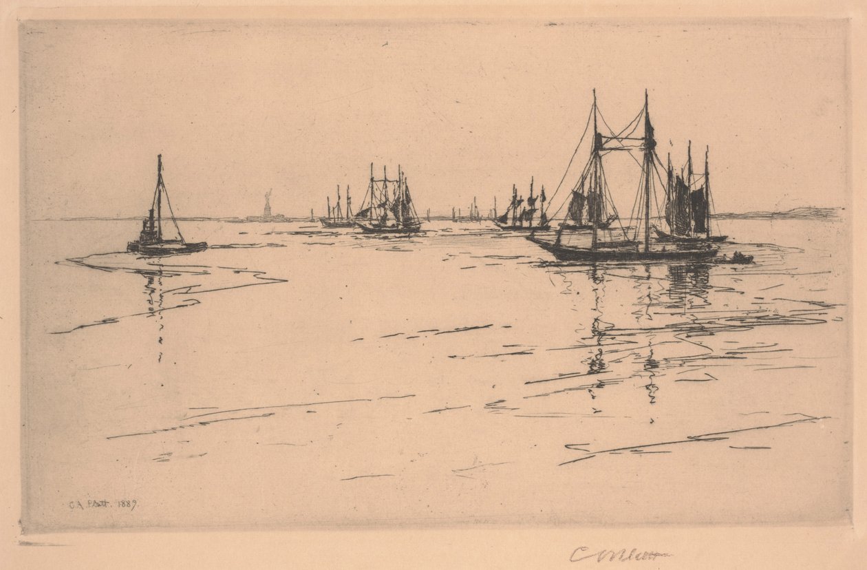 Buttermilk Channel von Charles Adams Platt