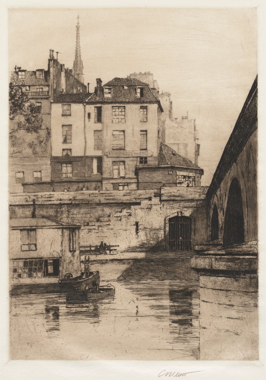 Quai des Orfèvres, Paris, 1886 von Charles Adams Platt