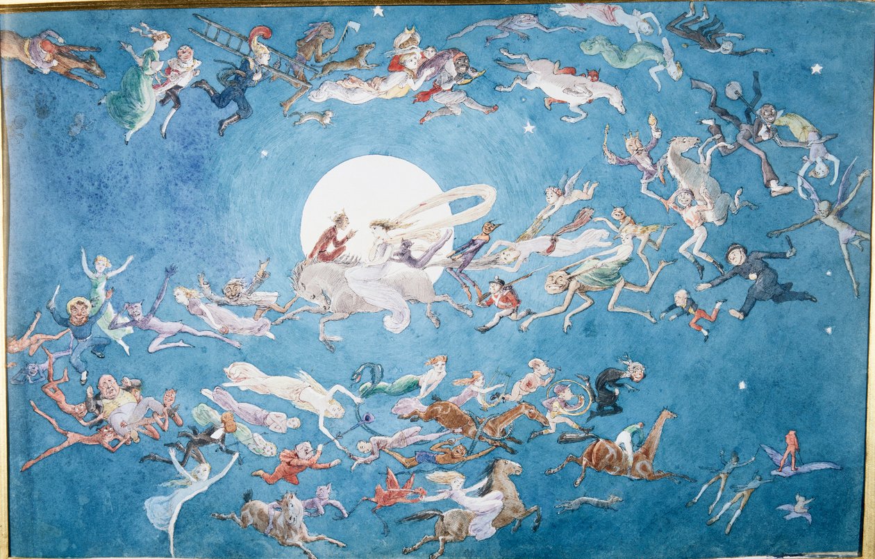 Ein Tanz um den Mond von Charles Altamont Doyle