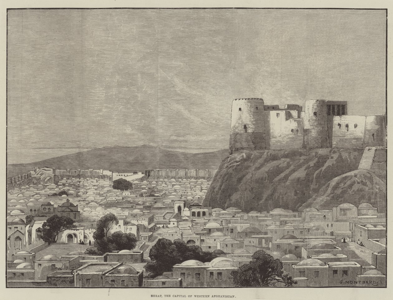 Herat, die Hauptstadt Westafghanistans von Charles Auguste Loye