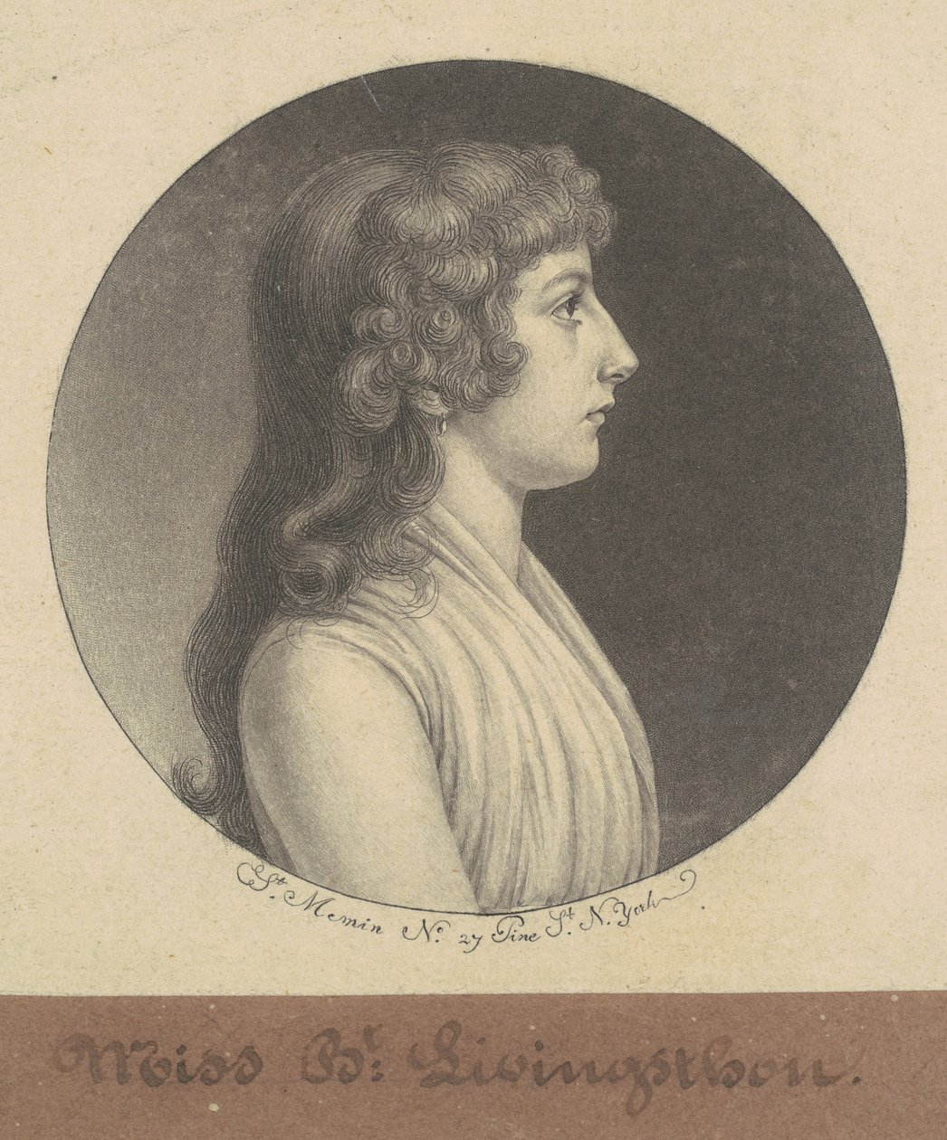 Elizabeth Livingston von Charles B. J. Févret de Saint Mémin