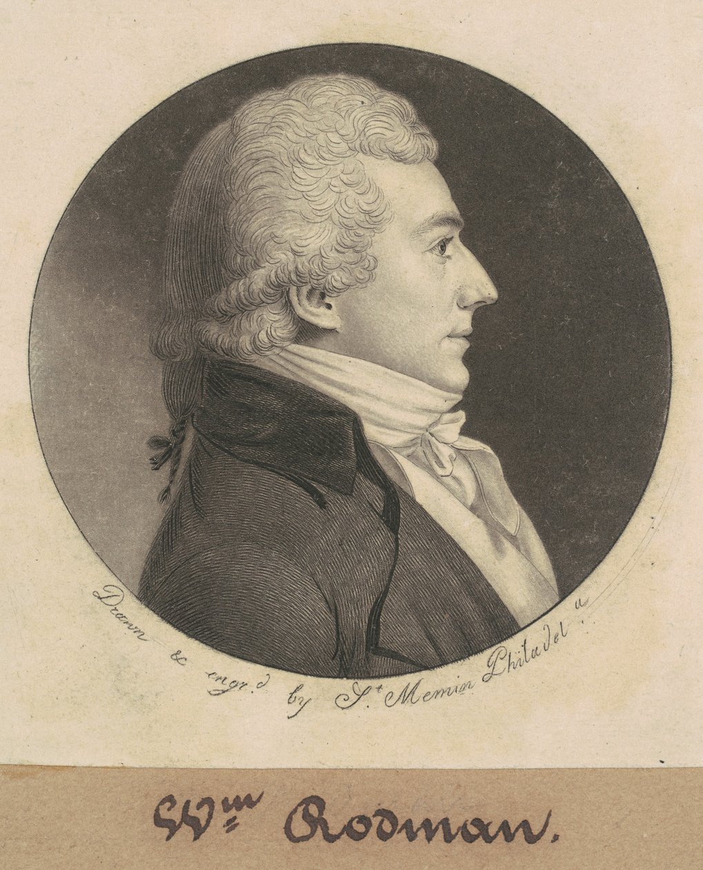 John Rodman von Charles B. J. Févret de Saint Mémin