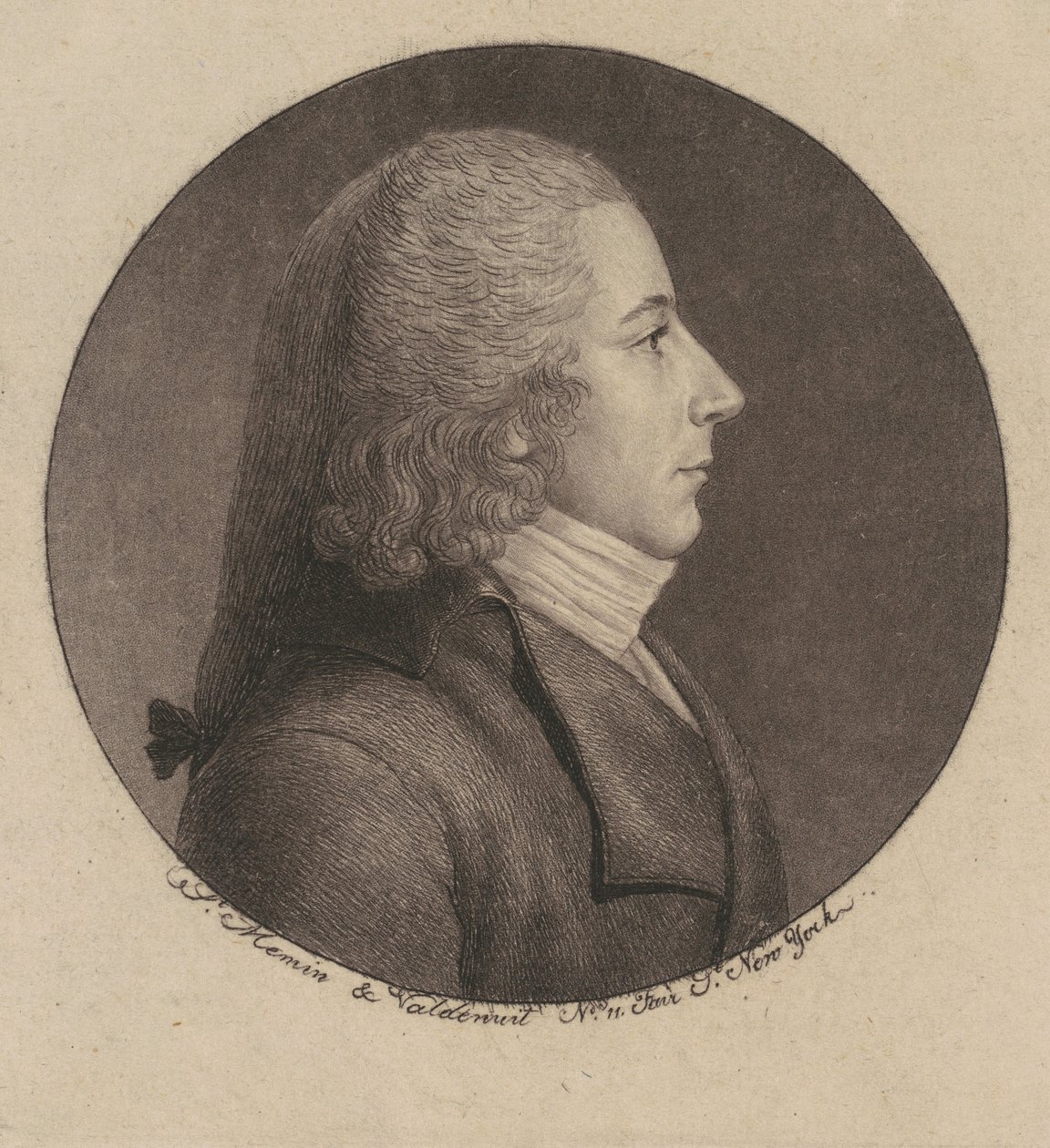 Unbekannter Mann von Charles B. J. Févret de Saint Mémin