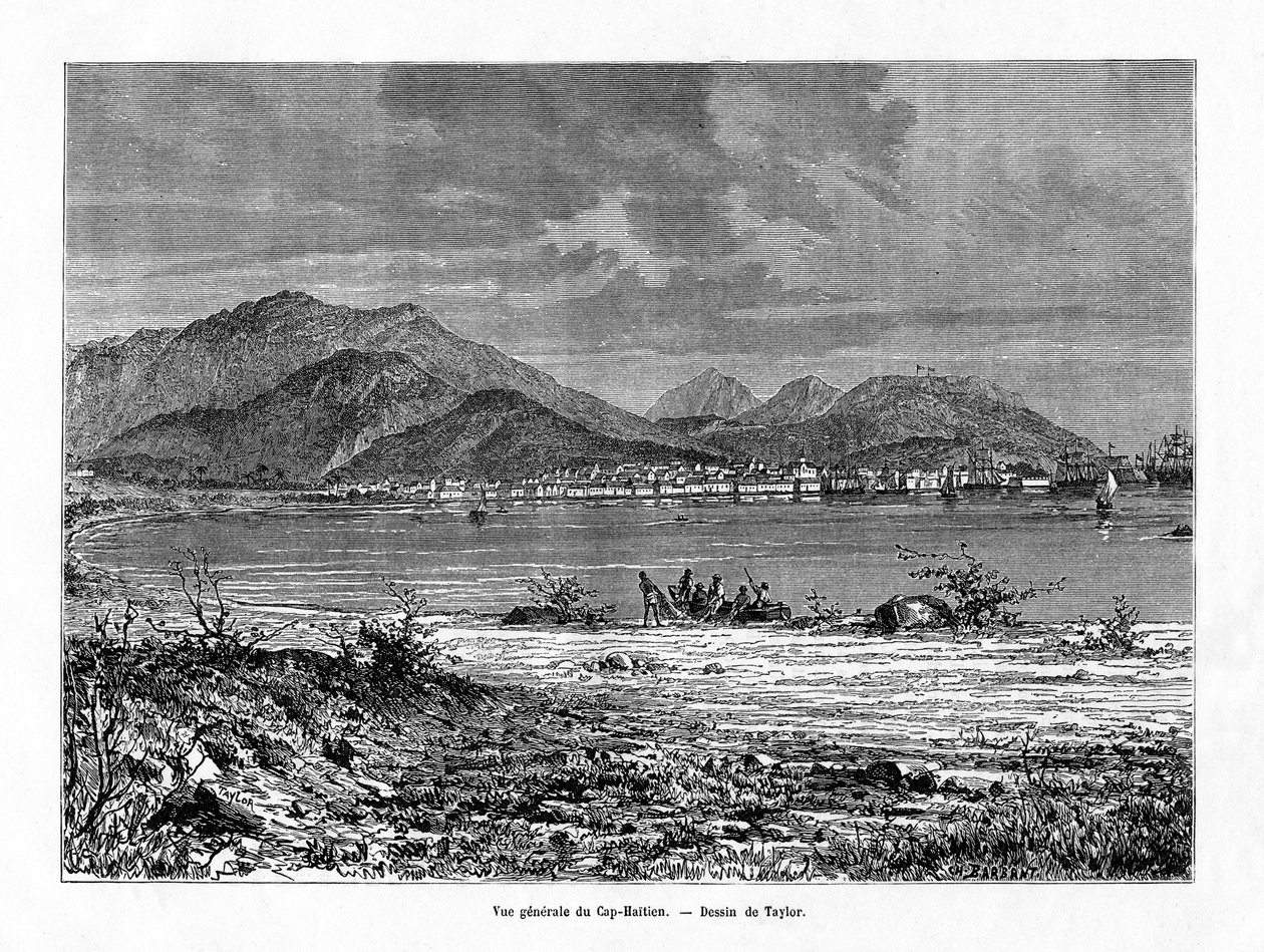 Cap Haitien, Haiti, 19. Jahrhundert von Charles Barbant