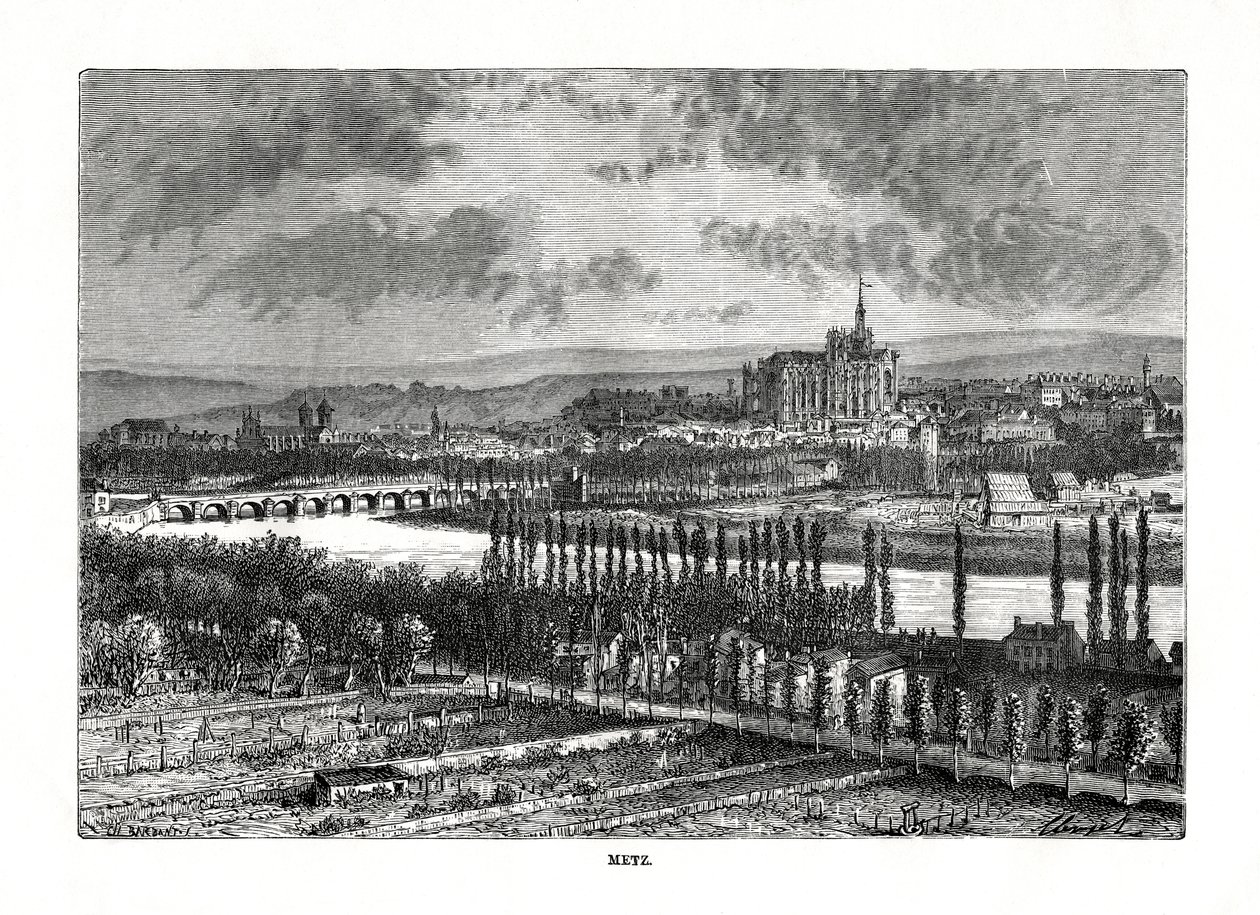 Metz, Frankreich von Charles Barbant