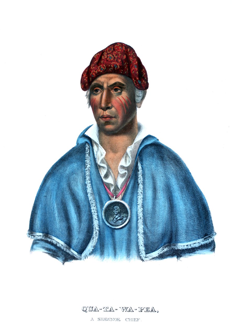 Quatawapea, oder Colonel Lewis von Charles Bird King