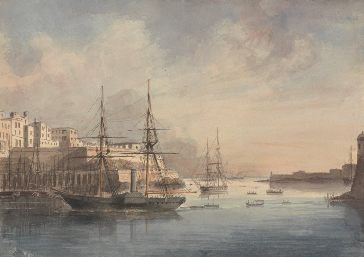 Ansicht von Malta von Charles Dyce