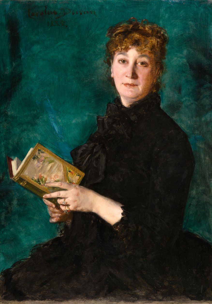 Madame Pauline-Marie-Charlotte Carolus-Duran (1839-1912) von Charles Emile Auguste Carolus Duran