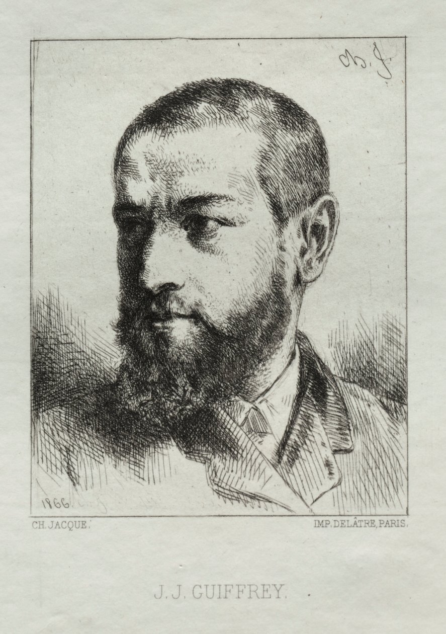 J. J. Guiffrey, 1866 von Charles Emile Jacque
