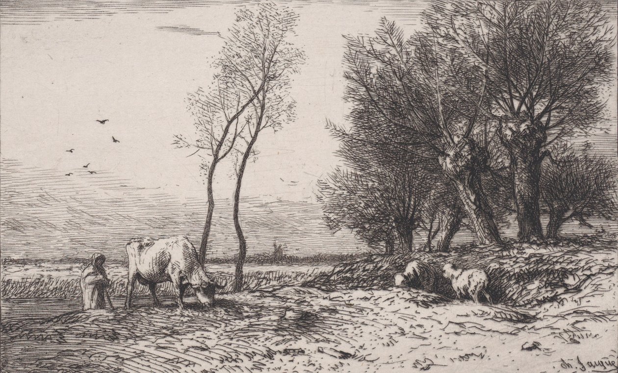 Der Winter von Charles Emile Jacque