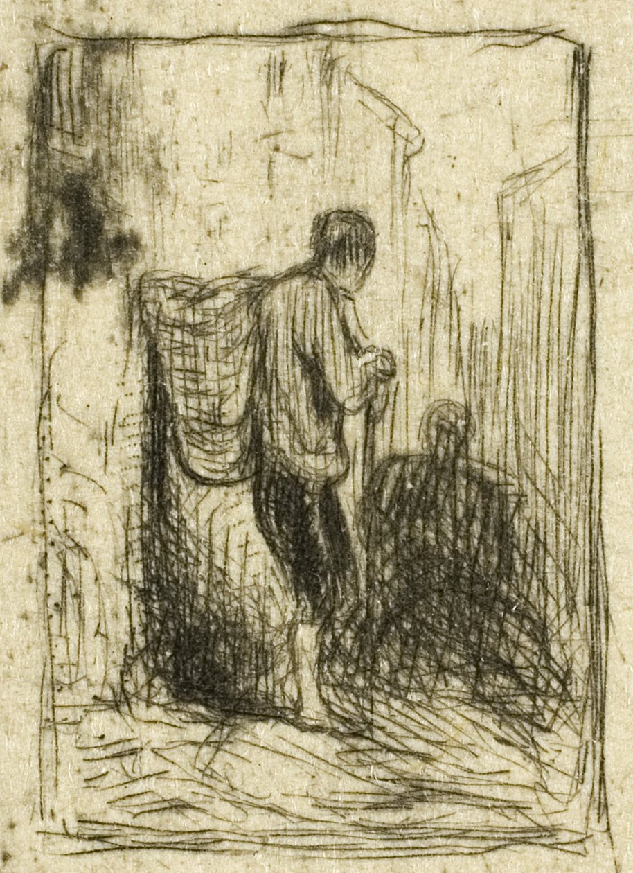 Lumpensammler von Charles Emile Jacque