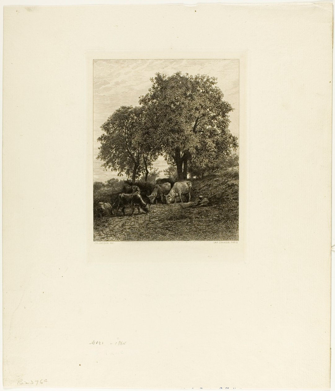Die Ruhe von Charles Emile Jacque