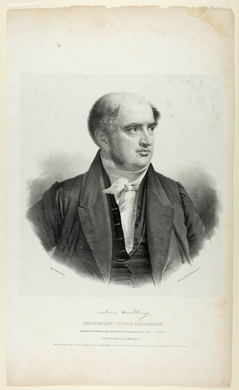 Levi Woodburn, Finanzminister von Charles Fenderich