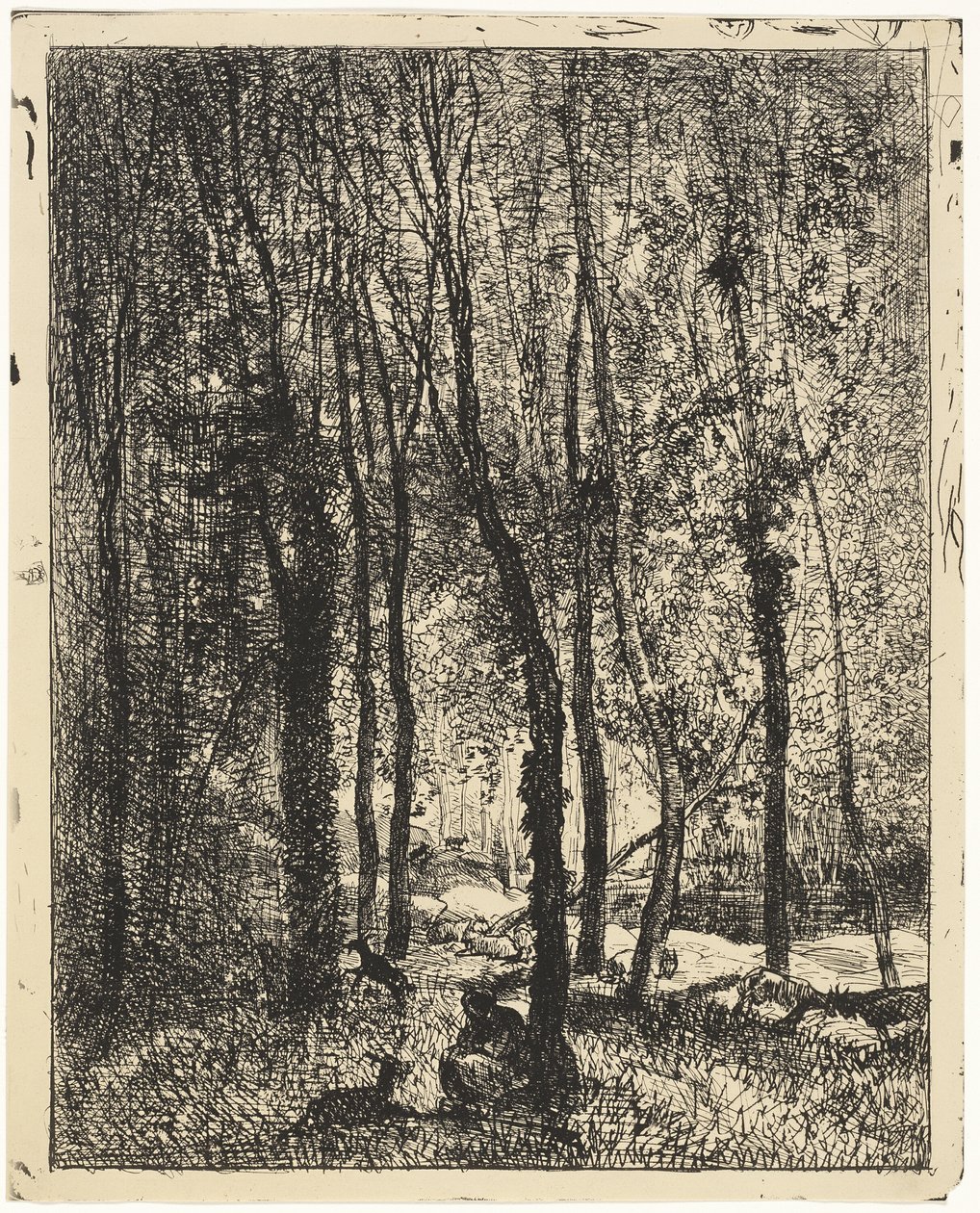 Ziegenhirte von Charles Francois Daubigny