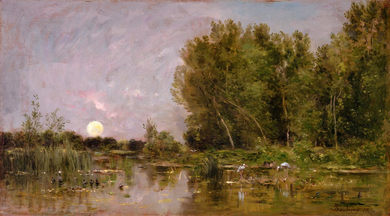 Mondaufgang von Charles Francois Daubigny