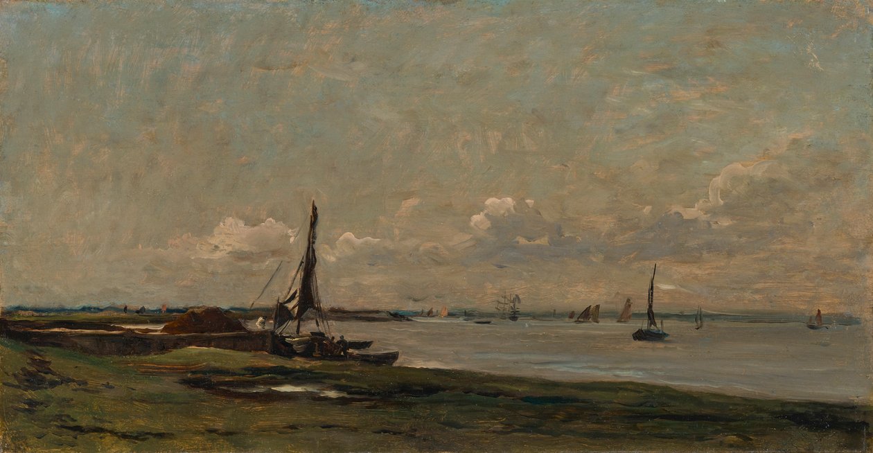 Mündung der Themse von Charles Francois Daubigny