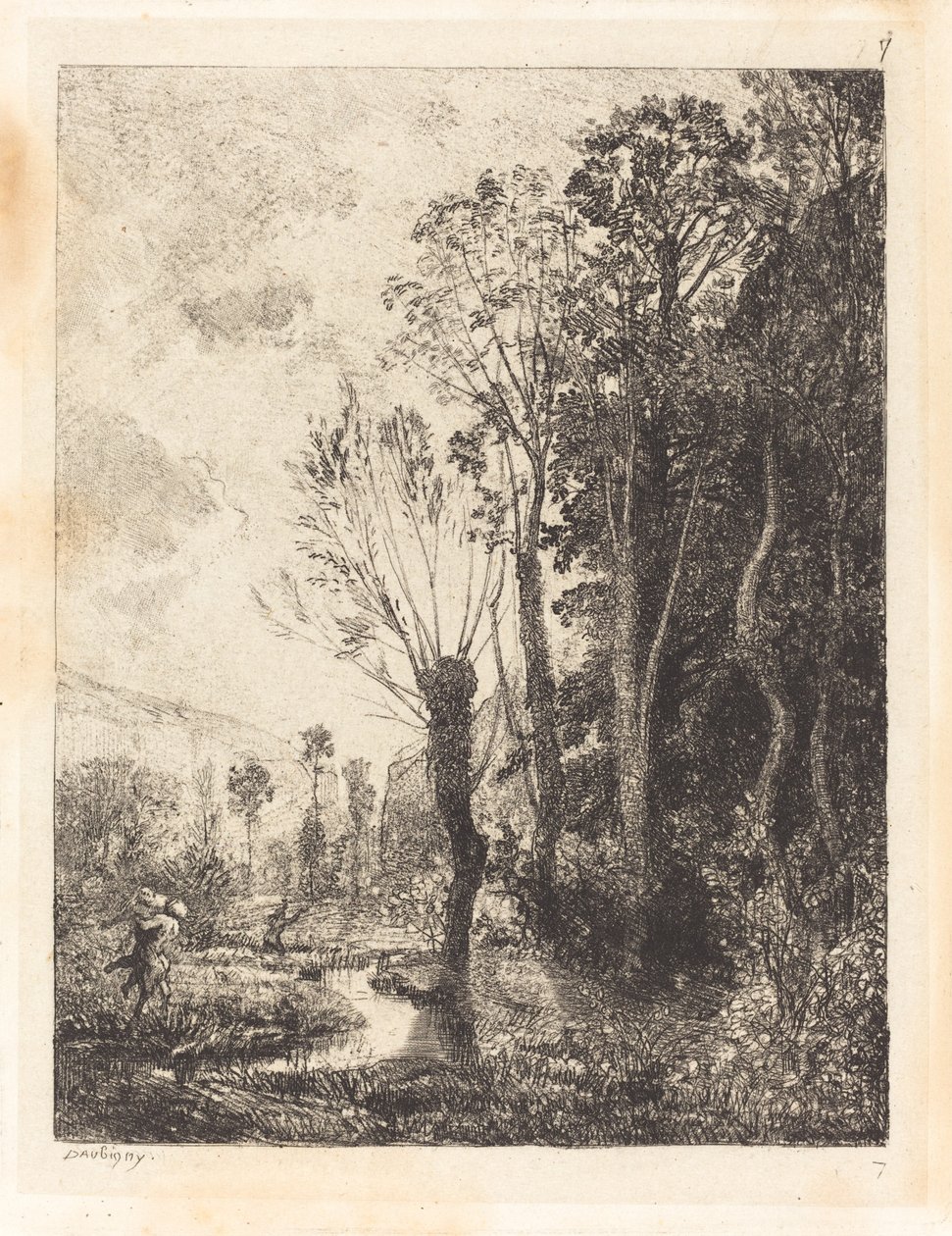 Satyr von Charles Francois Daubigny