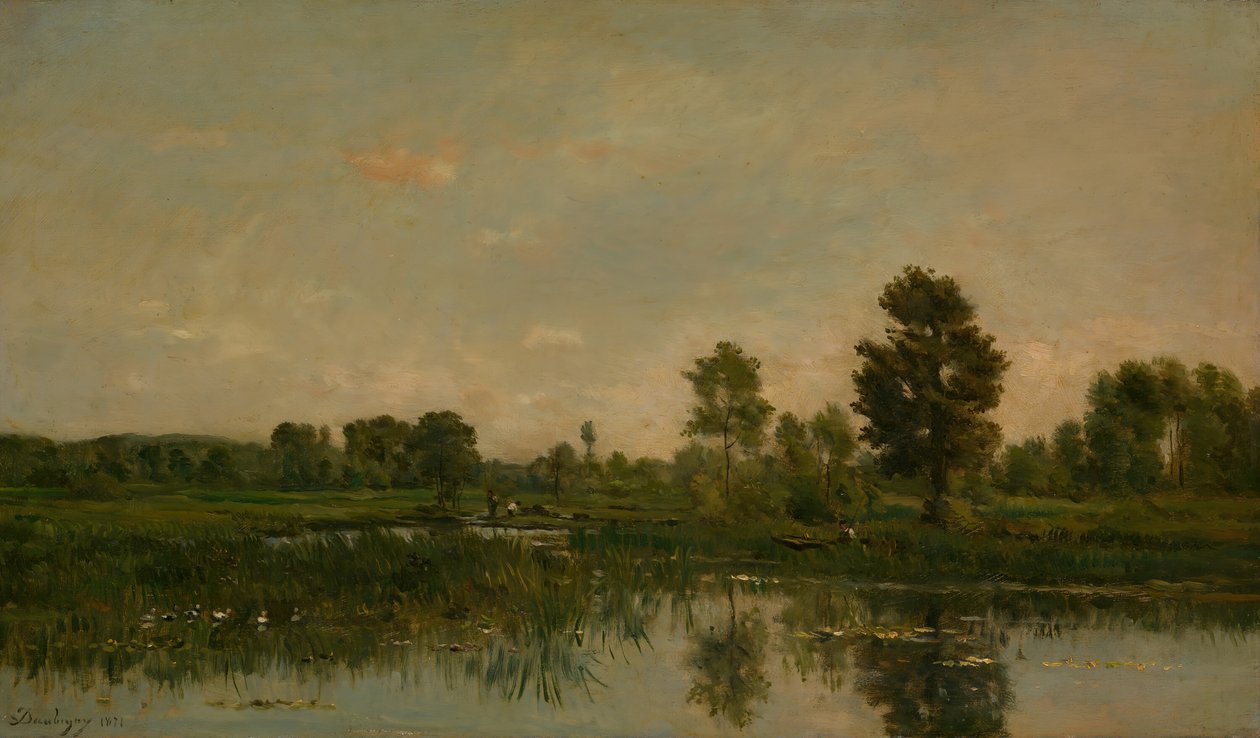 Das Marschland von Charles Francois Daubigny