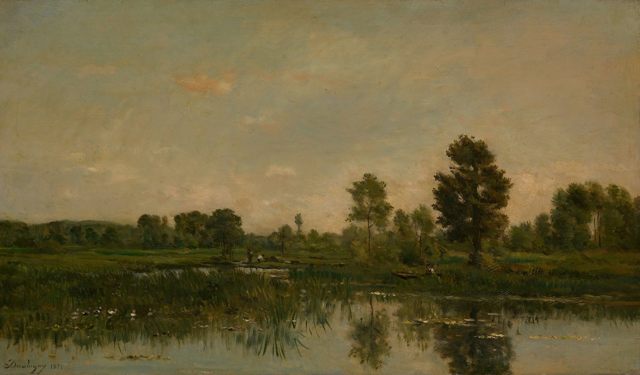 Der Sumpf, 1871 von Charles Francois Daubigny