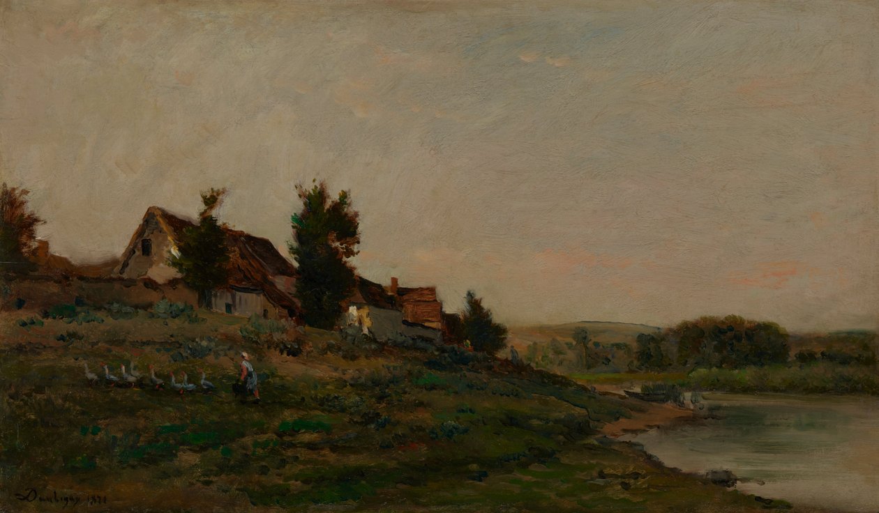 Das Bauernhaus von Charles Francois Daubigny