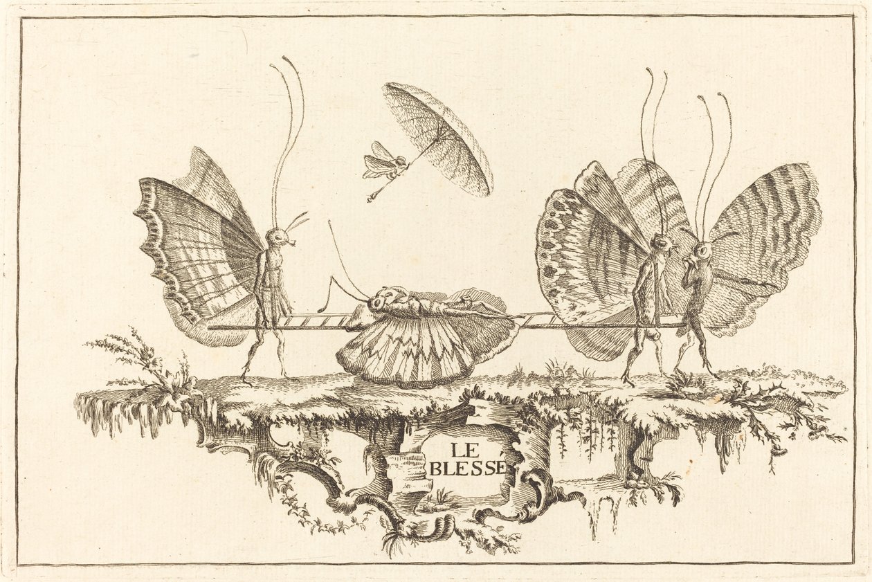 Das Schachbrett von Charles Germain de Saint Aubin
