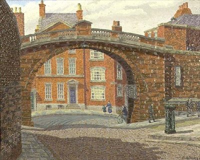 Das Watergate, Chester von Charles Ginner