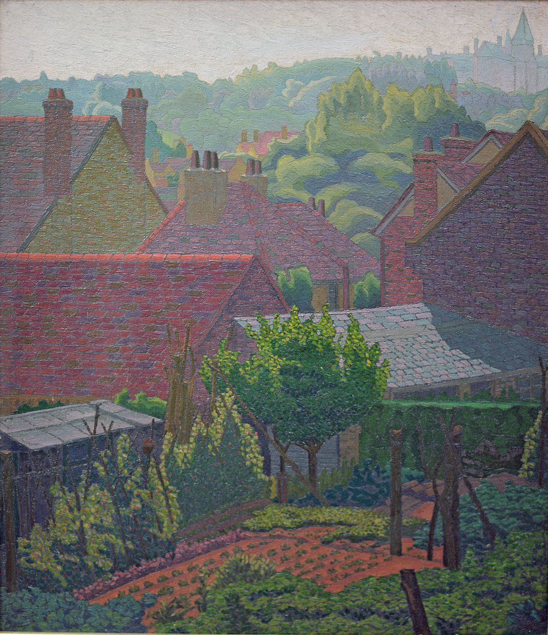 Dorfdächer von Charles Ginner