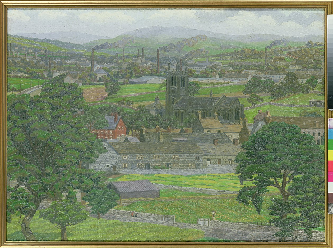 Yeadon Kirche, nahe Leeds von Charles Ginner