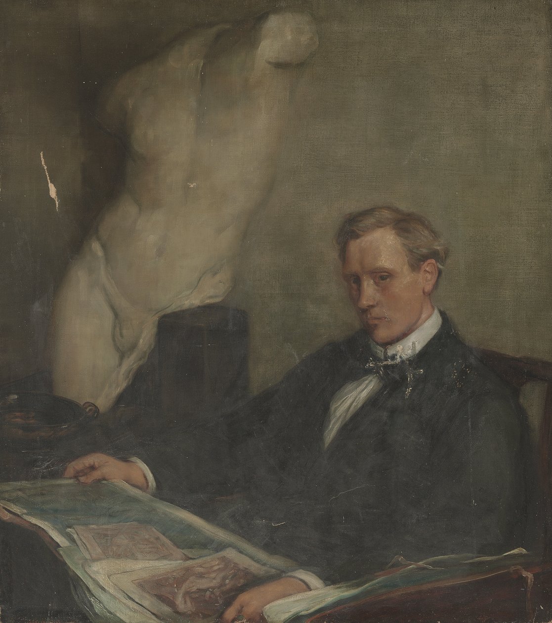 Selbstporträt von Charles Haslewood Shannon