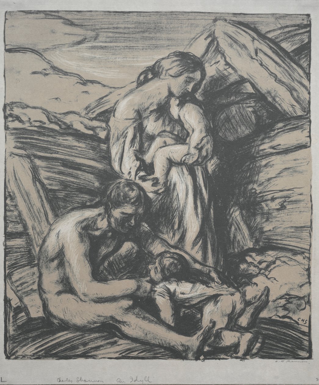 Ein Idyll von Charles Hasslewood Shannon