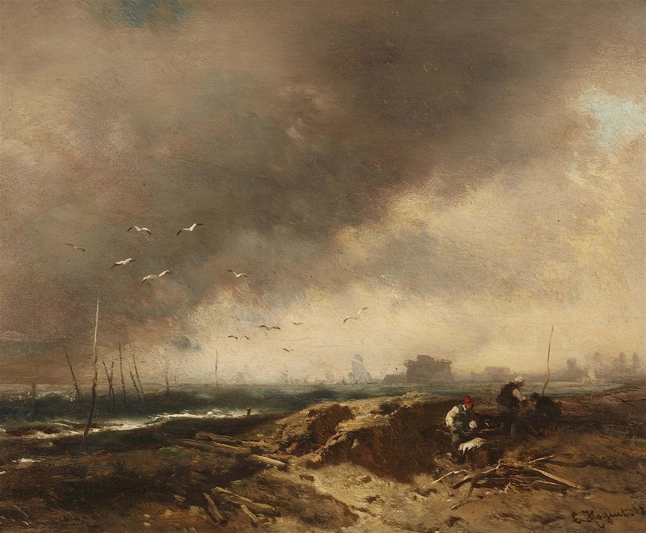 Treibholzsammler von Charles Hoguet
