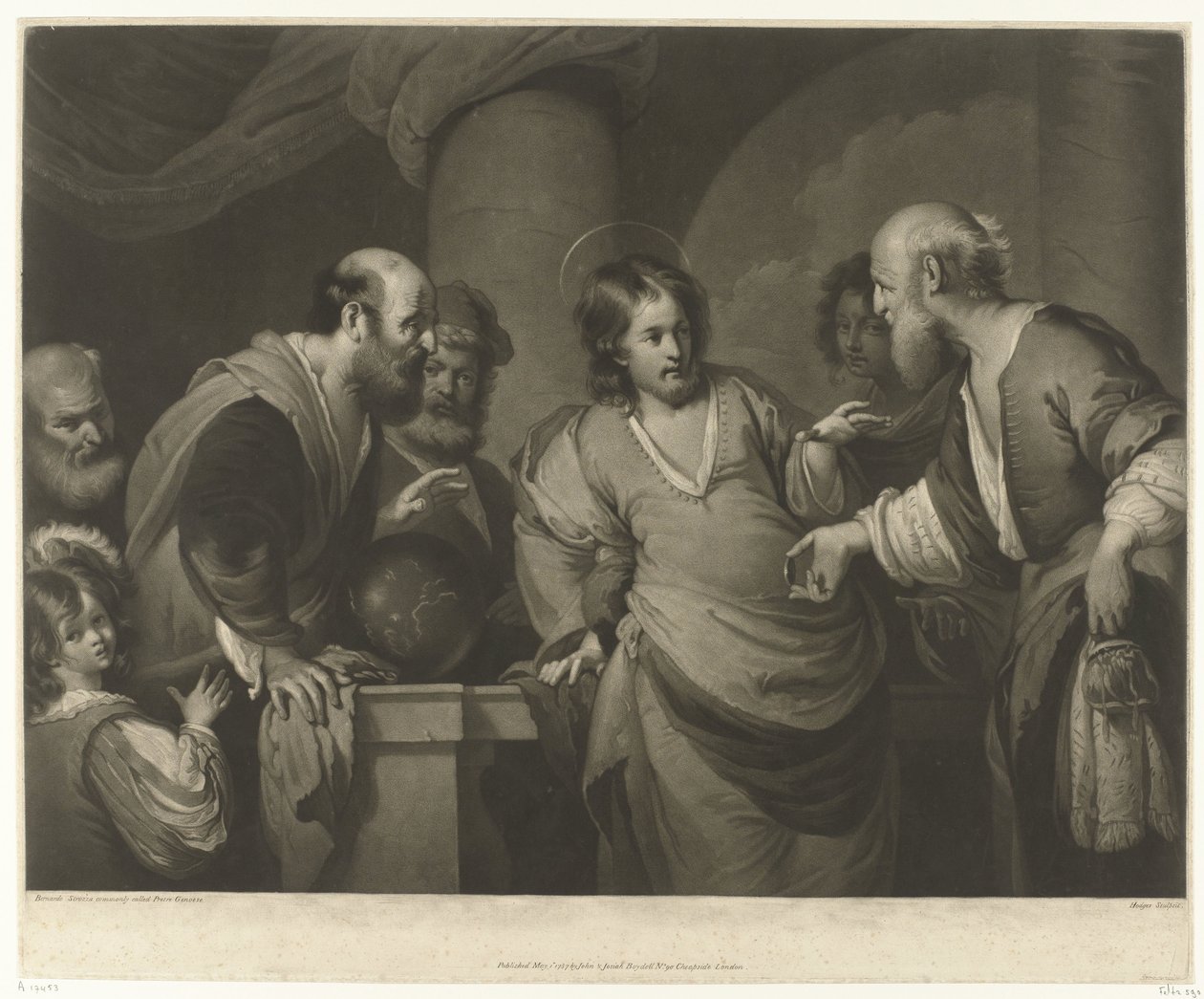 Christus im Streitgespräch mit den Pharisäern von Charles Howard Hodges
