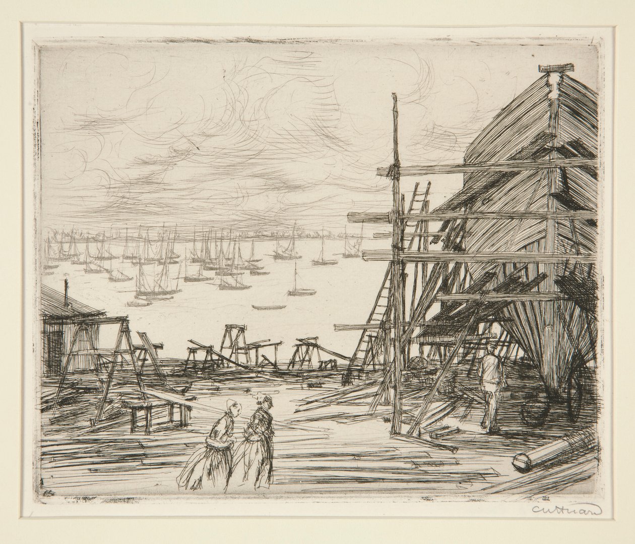 Chantiera in Cancale von Charles Huard