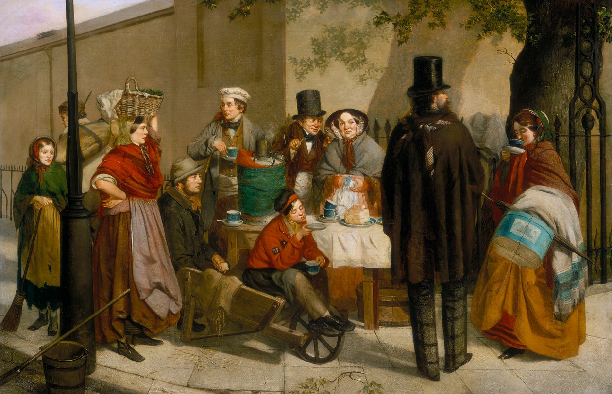 Ein Kaffeestand von Charles Hunt
