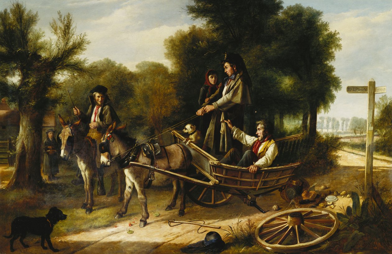 Missgeschick an der Kreuzung, 1880 von Charles Hunt
