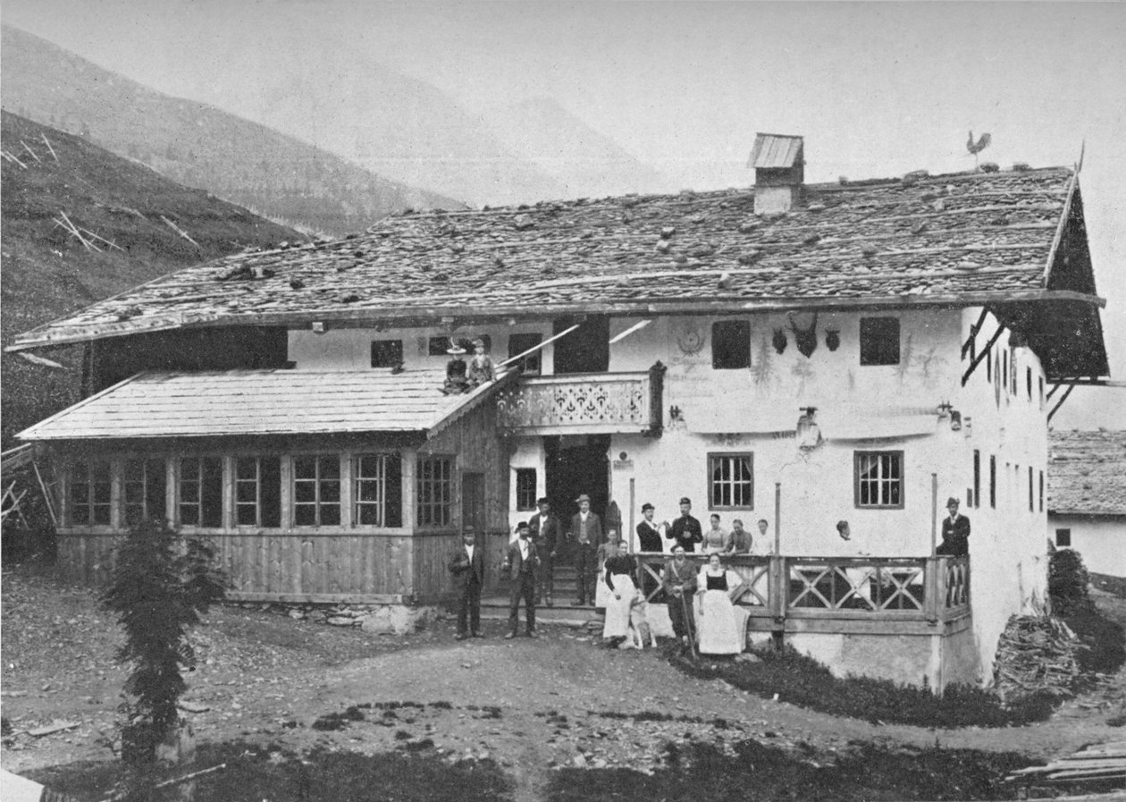 Berghütte, Tirol, um 1913 von Charles J. S. Makin