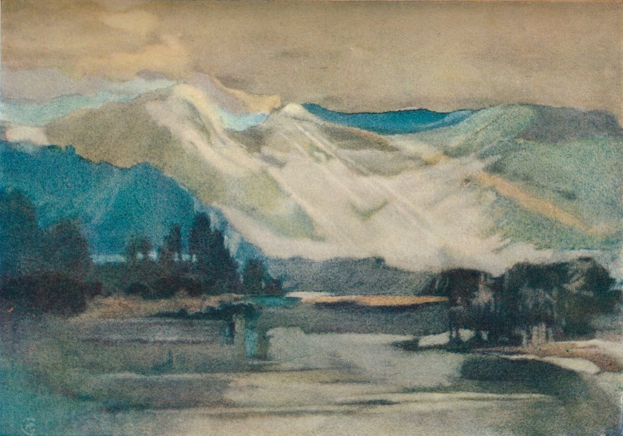 Am Shuswap-See, um 1911 von Charles John Collings